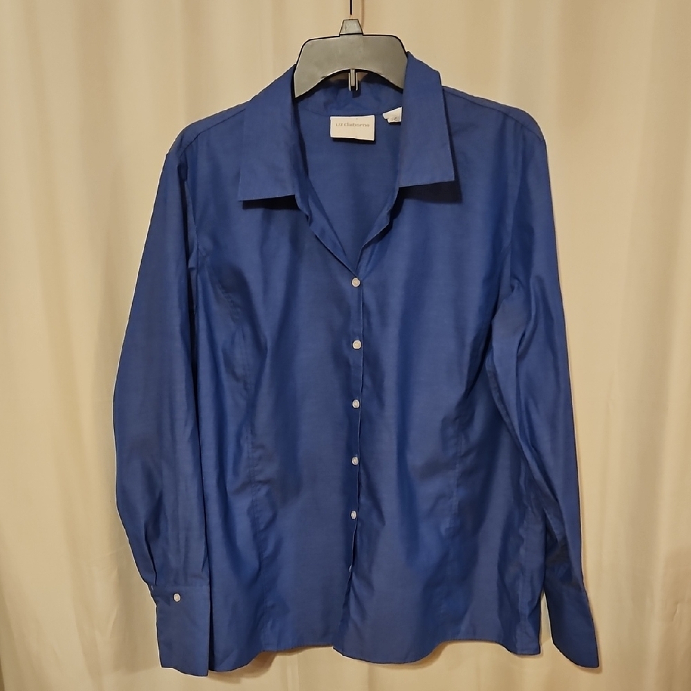 Liz Clairborne Classic Blue Dress Shirt